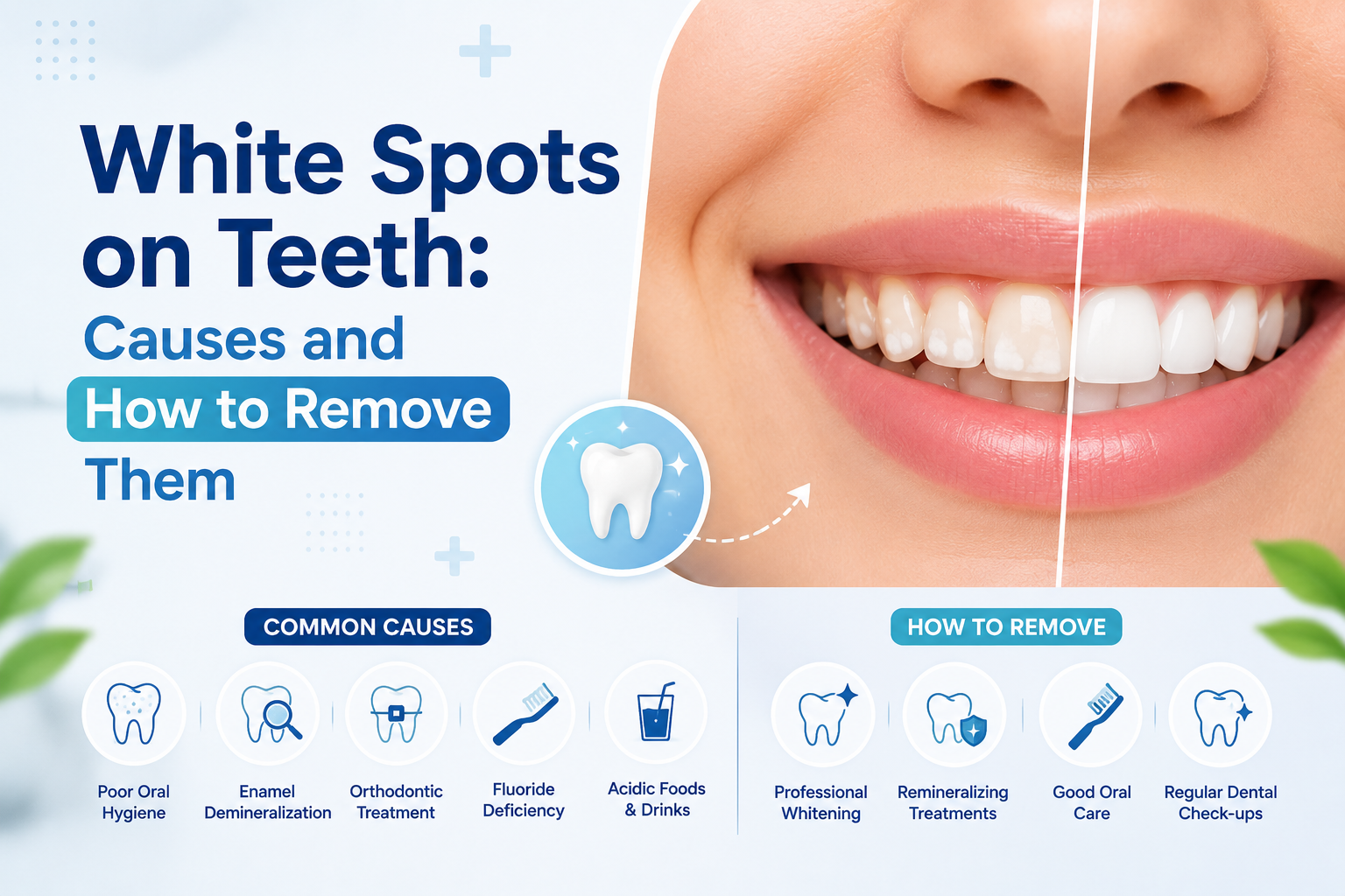 white spots on teeth