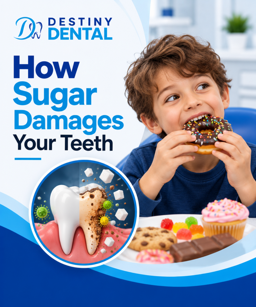sugar and teeth